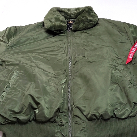 Alpha Industries Jacket Flying Type B-15 Men's Size 5XL - Picture 2 of 16